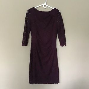 Plum Lace A Pea In The Pod Dress Size Medium